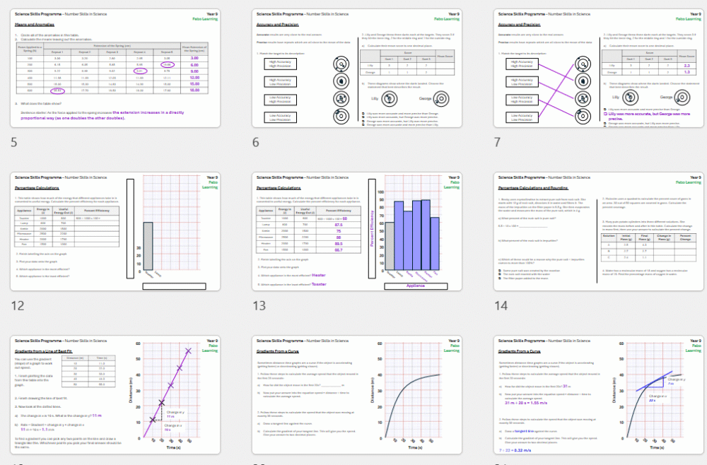 KS3 Science Skills Programme Part 4: Number Skills (Free)