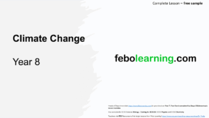 Year 8 Climate Change (Free)