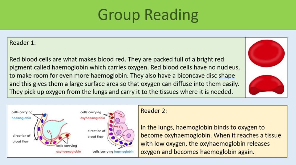 Group reading slide