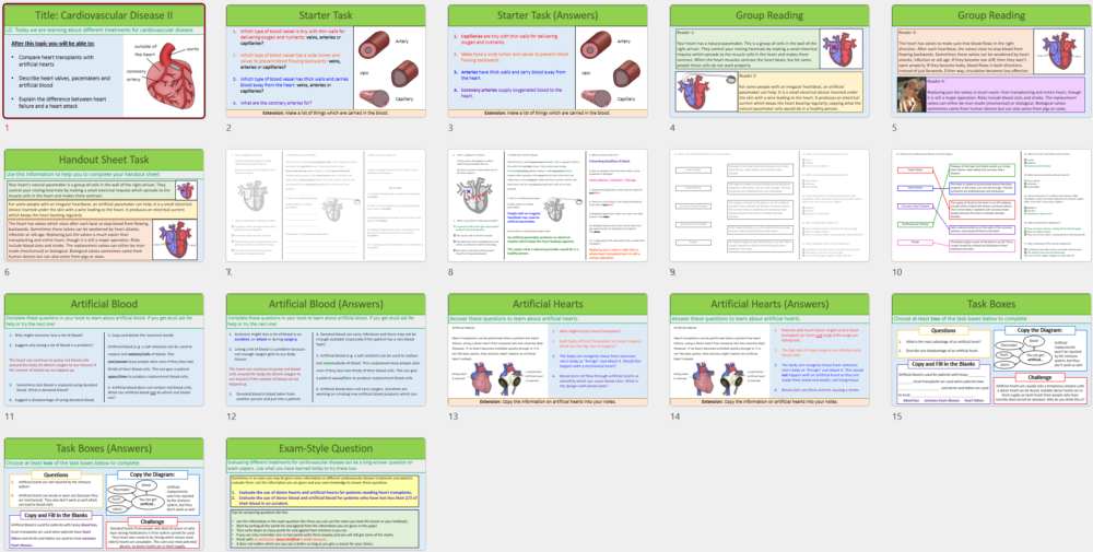 Cardiovascular Disease 2 Thumbnails Thumbnails of lesson slides for Cardiovascular Disease part 2