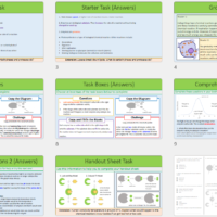 Thumbnail slides for Enzymes lesson