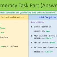 Thumbnail of numeracy slide for GCSE Biology Topic 1 Cells: Microscopy