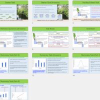Thumbnail of lesson slides for Measuring Transpiration Rate