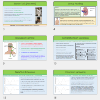 GCSE Biology Topic 5: Adrenaline and Thyroxine Lesson slide thumbnails