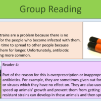 Antibiotic Resistant Bacteria Group Reading