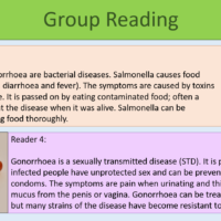 Communicable Disease Examples Group Reading Task