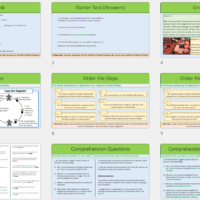 GCSE Biology Topic 3: Communicable Disease Spread and Prevention Lesson Slide Thumbnails