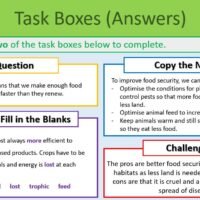 Food Security and Farming Task Boxes