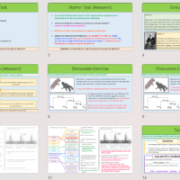 GCSE Biology Topic 6 Speciation lesson slide thumbnails