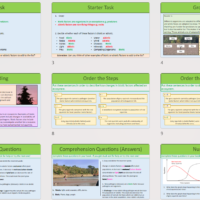 GCSE Biology Topic 7 Abiotic and Biotic Factors lesson slide Thumbnails