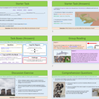 GCSE Biology Topic 7 Environmental Change lesson slide thumbnails