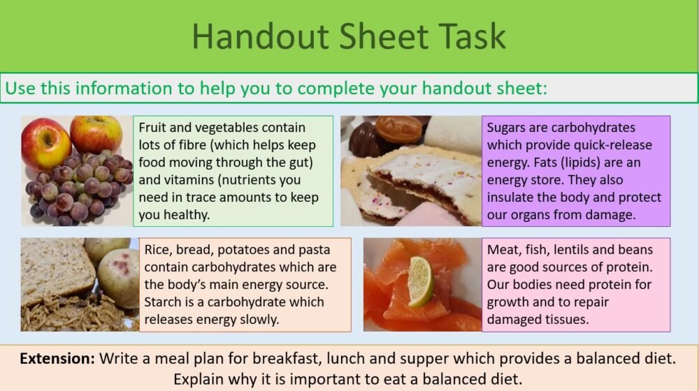 Handout Sheet Activity