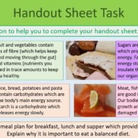 Handout Sheet Activity
