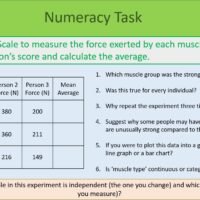 Numeracy Task Analysis