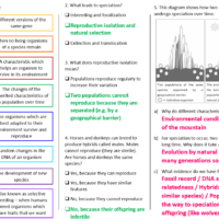 Speciation Worksheet