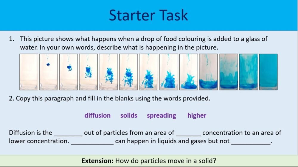 Starter Activities Starter Activities