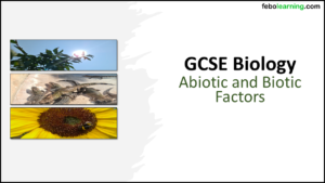 Link to next lesson GCSE Biology Topic 7 Abiotic and Biotic Factors
