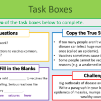 Vaccination Task Boxes Exercise