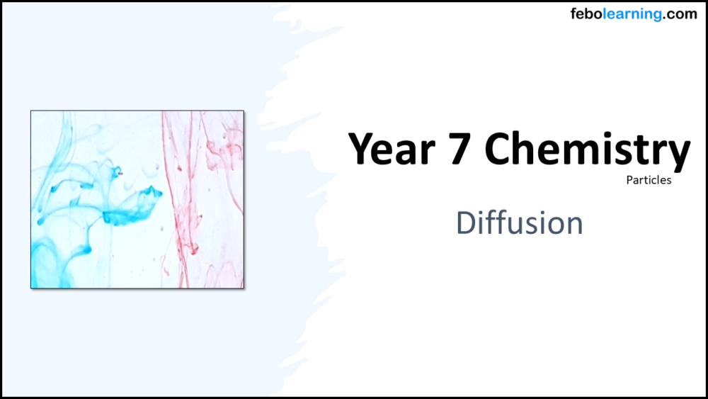 Year-7 Chemistry Particles Diffusion Lesson Title Year-7 Chemistry Particles Diffusion Lesson Title