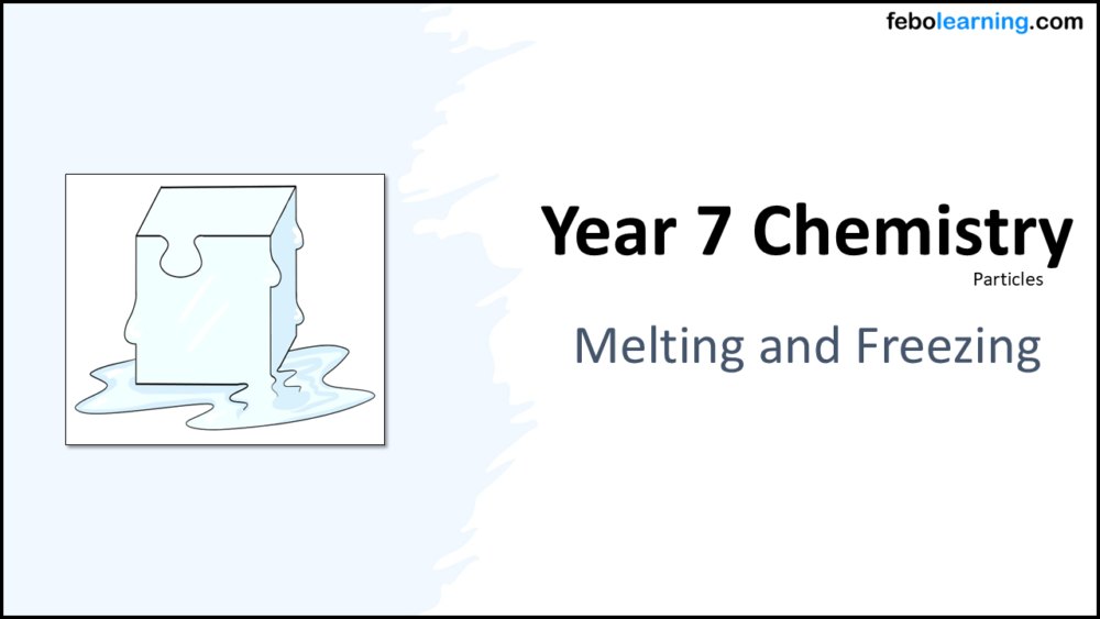 Year-7 Chemistry Particles Melting and Freezing Title Year-7 Chemistry Particles Melting and Freezing Title