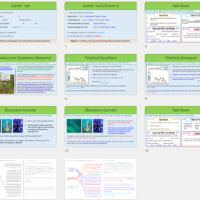 GCSE Biology Topic 1-4: Revision Bioenergetics Learning Lesson Slide Preview Thumbnails