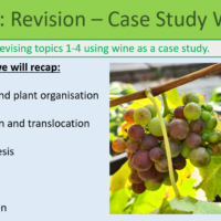GCSE Biology Topic 1-4: Revision Wine Case Study Learning Objectives Slide Preview