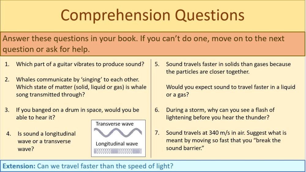 Comprehension Activity
