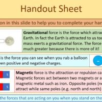 Forces handout sheet
