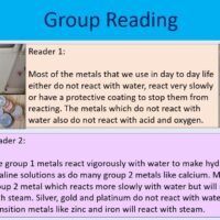 Group Reading Task