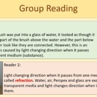 Group Reading Task