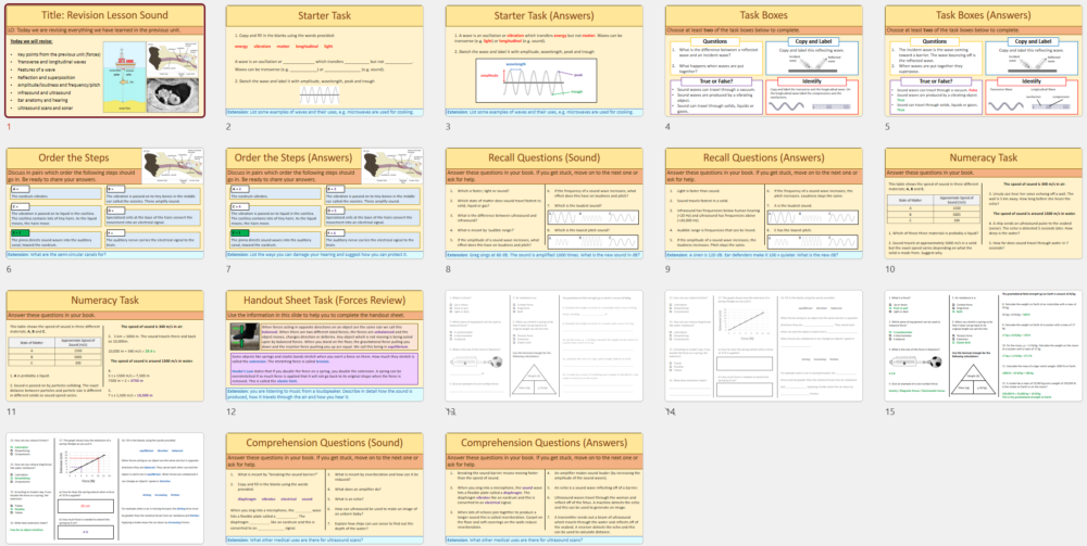 Lesson Slide Thumbnails