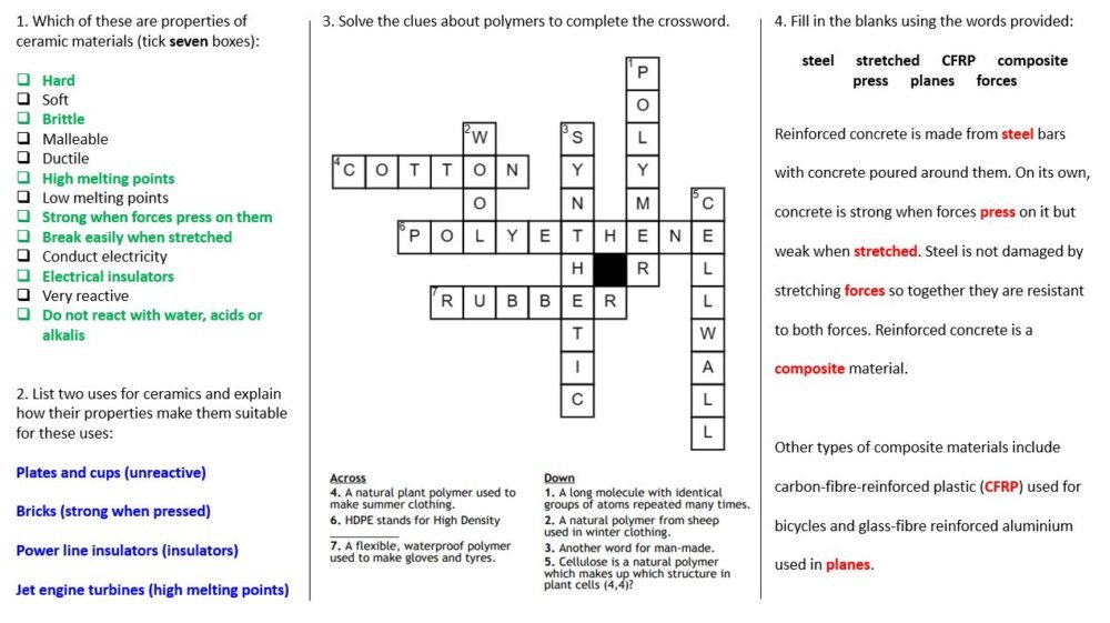 Lesson Worksheet Activity