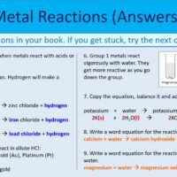 Metal Reactions