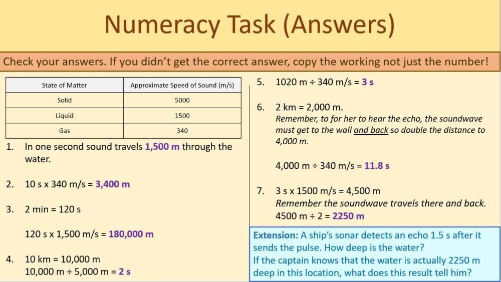 Numeracy Activity