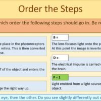 Order the steps task