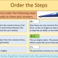 Order the steps task
