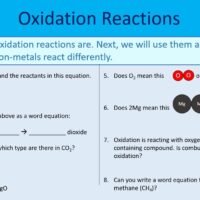 Oxidation Reactions Questions Oxidation Reactions Questions