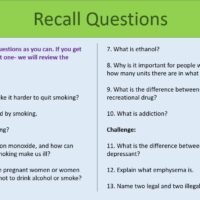 Recall Questions Activity