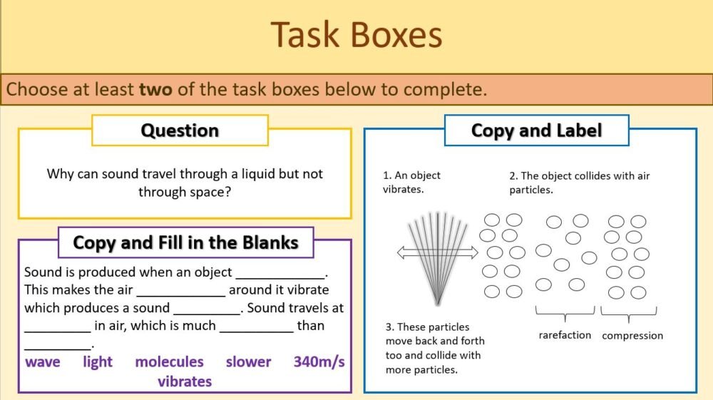 Task Boxes