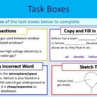 Task Selection Boxes Task Selection Boxes