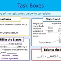 Task Selection Boxes