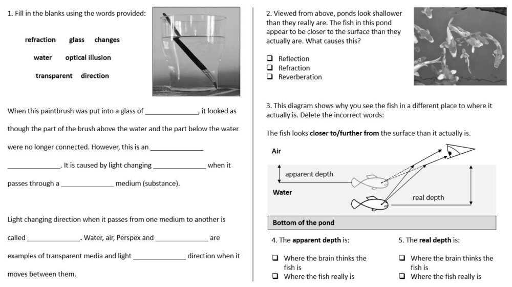 Worksheet Task