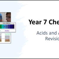 Year-7 Chemistry Acids and Alkalis-End of Topic Revision Title