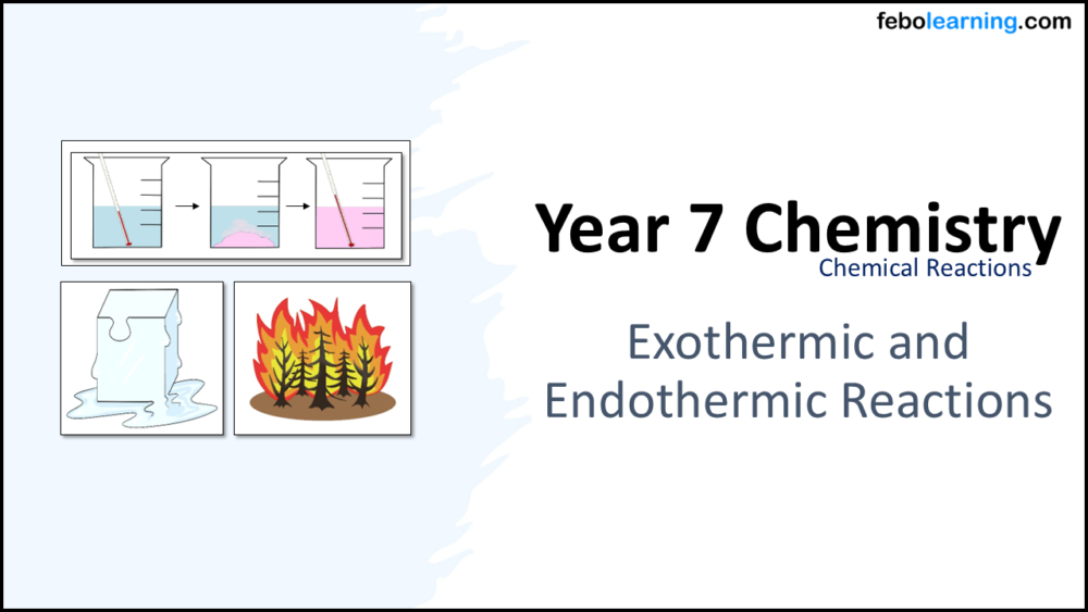 Year-7 Chemistry Chemical Reactions-Exothermic and Endothermic Title