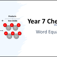 Year-7 Chemistry Chemical Reactions-Word Equations Title