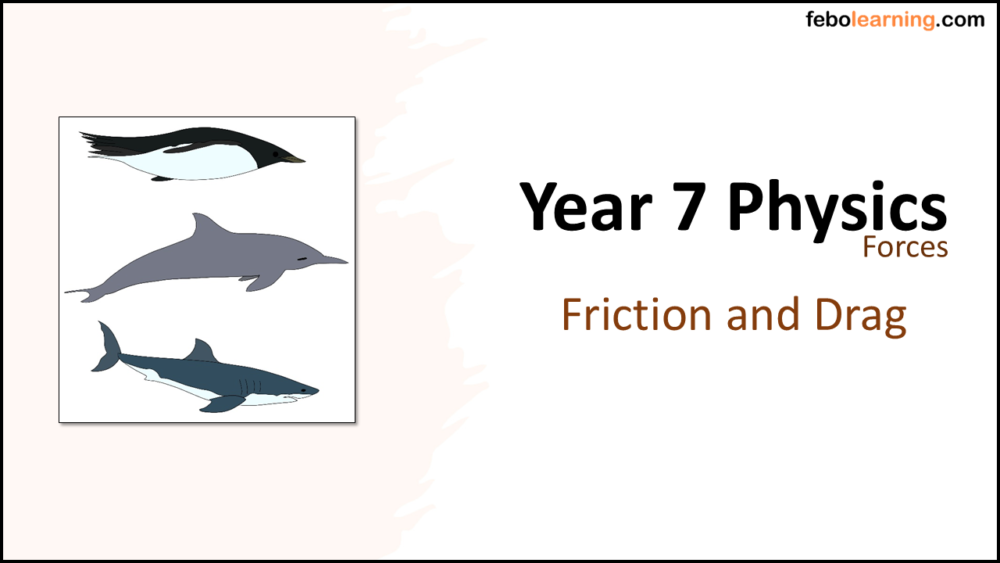 Year-7 Physics Forces-Friction and Drag Title New