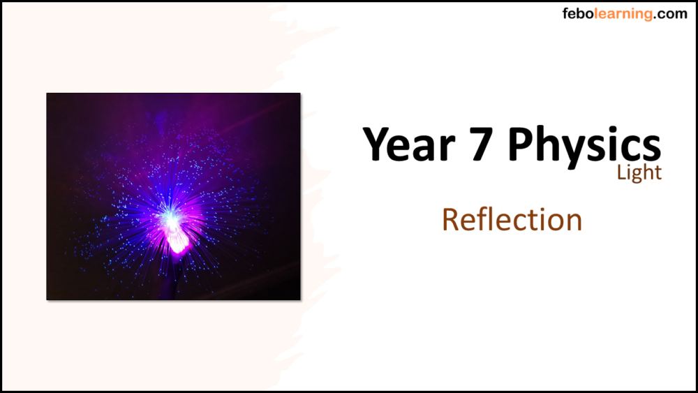 Year-7 Physics Light - Reflection Title