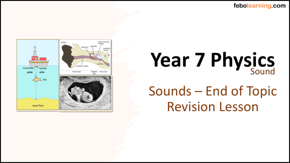 Year-7 Physics Sound - End of Topic Revision Title