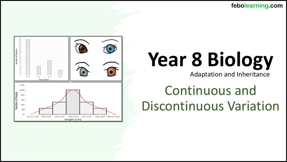 Year-8 Biology Adaptation and Inheritance Continuous Discontinuous Variation Title