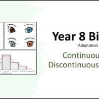 Year-8 Biology Adaptation and Inheritance Continuous Discontinuous Variation Title